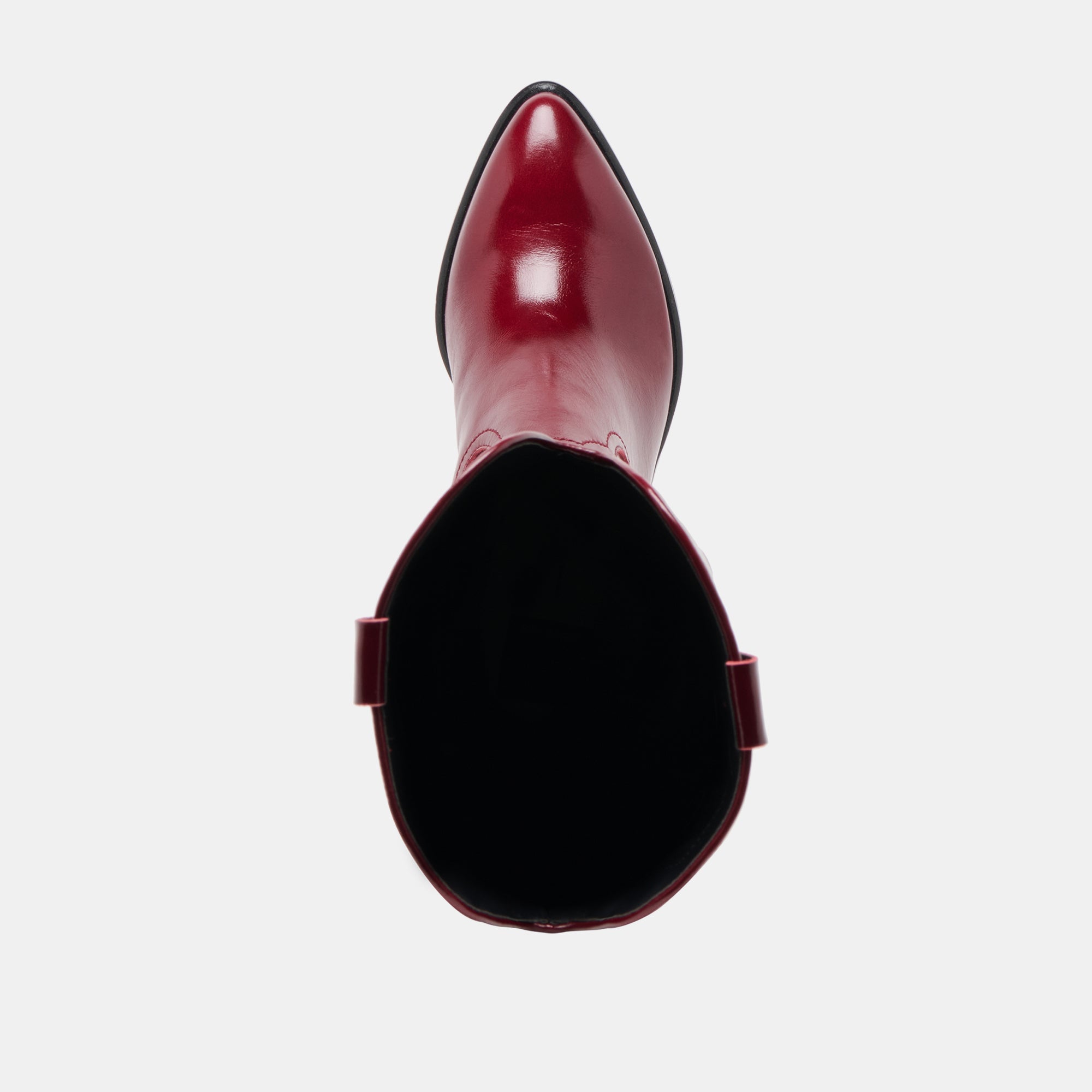 Mirla Oxblood Leather Wide Calf Boots | Dolce Vita Women