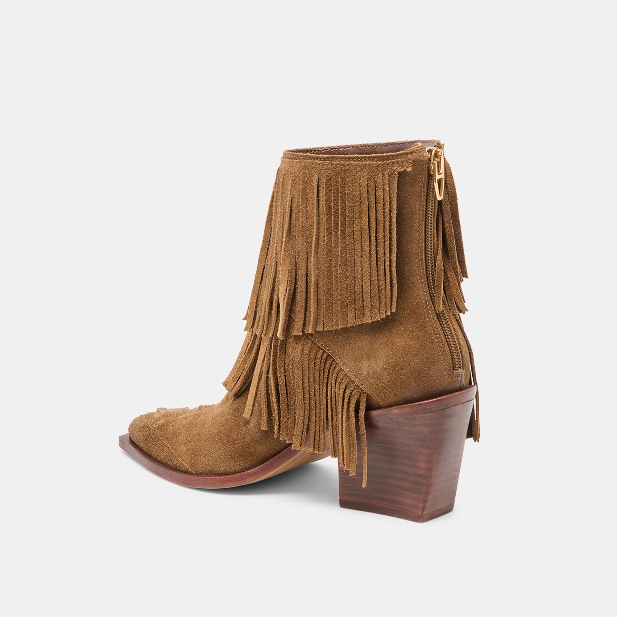 Torey Chestnut Suede Booties | Women Dolce Vita