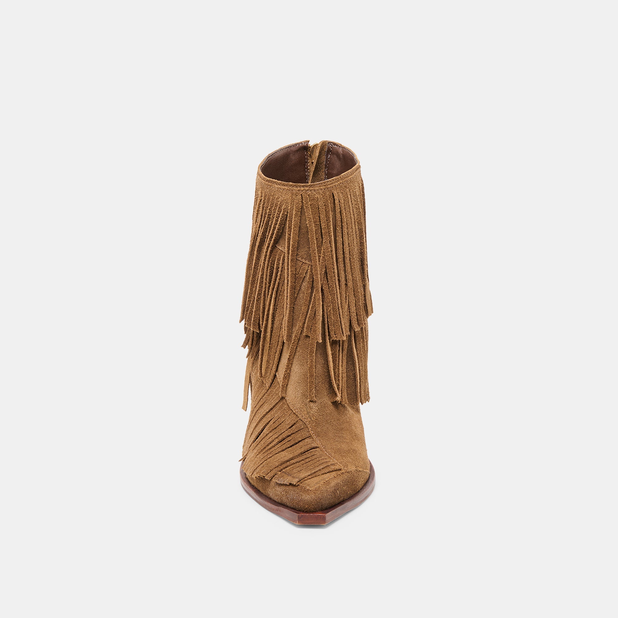 Torey Chestnut Suede Booties | Women Dolce Vita