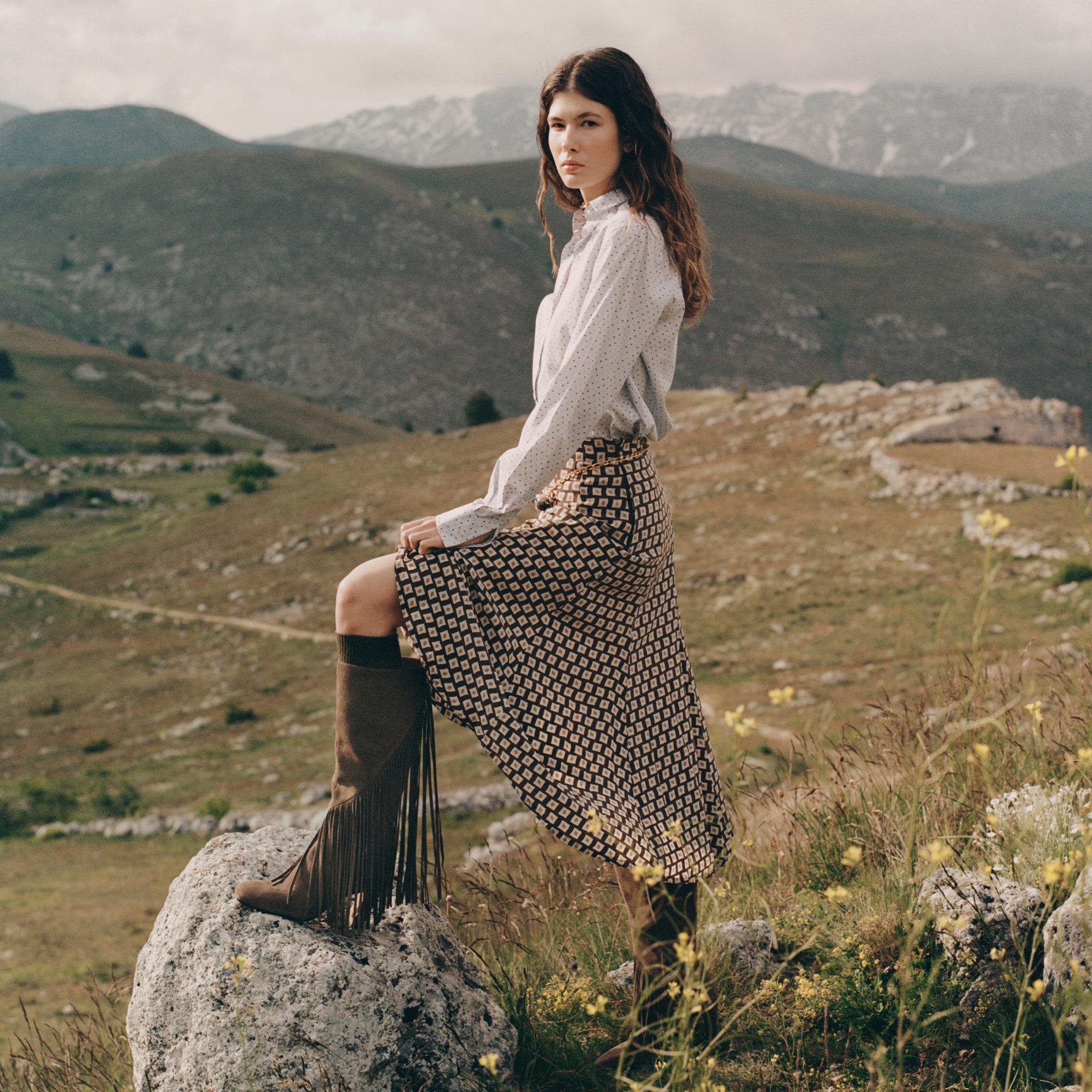 Giano Olive Suede Boots | Dolce Vita Women