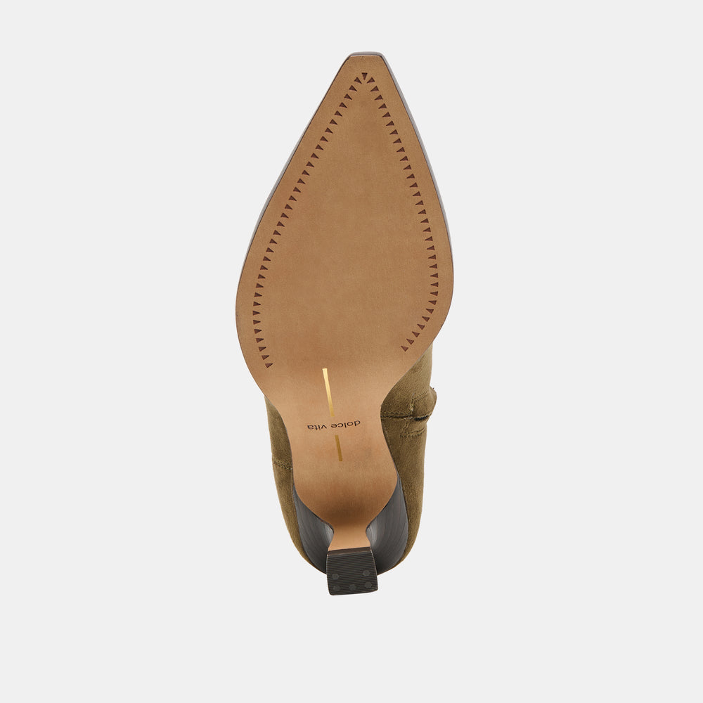 Arya Olive Stella Suede Boots | Women Dolce Vita