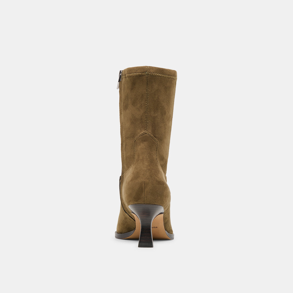 Arya Olive Stella Suede Boots | Women Dolce Vita