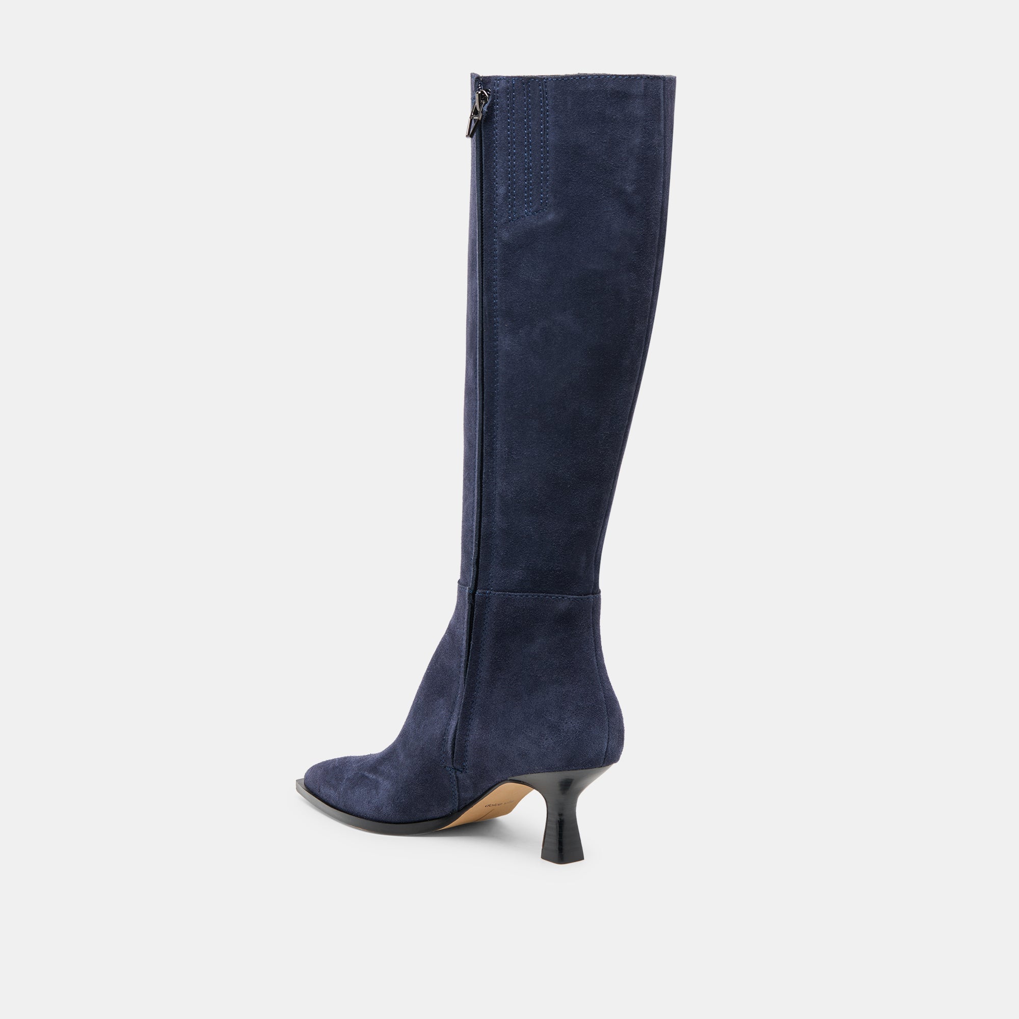 Auggie Navy Suede Wide Calf Boots | Dolce Vita Women