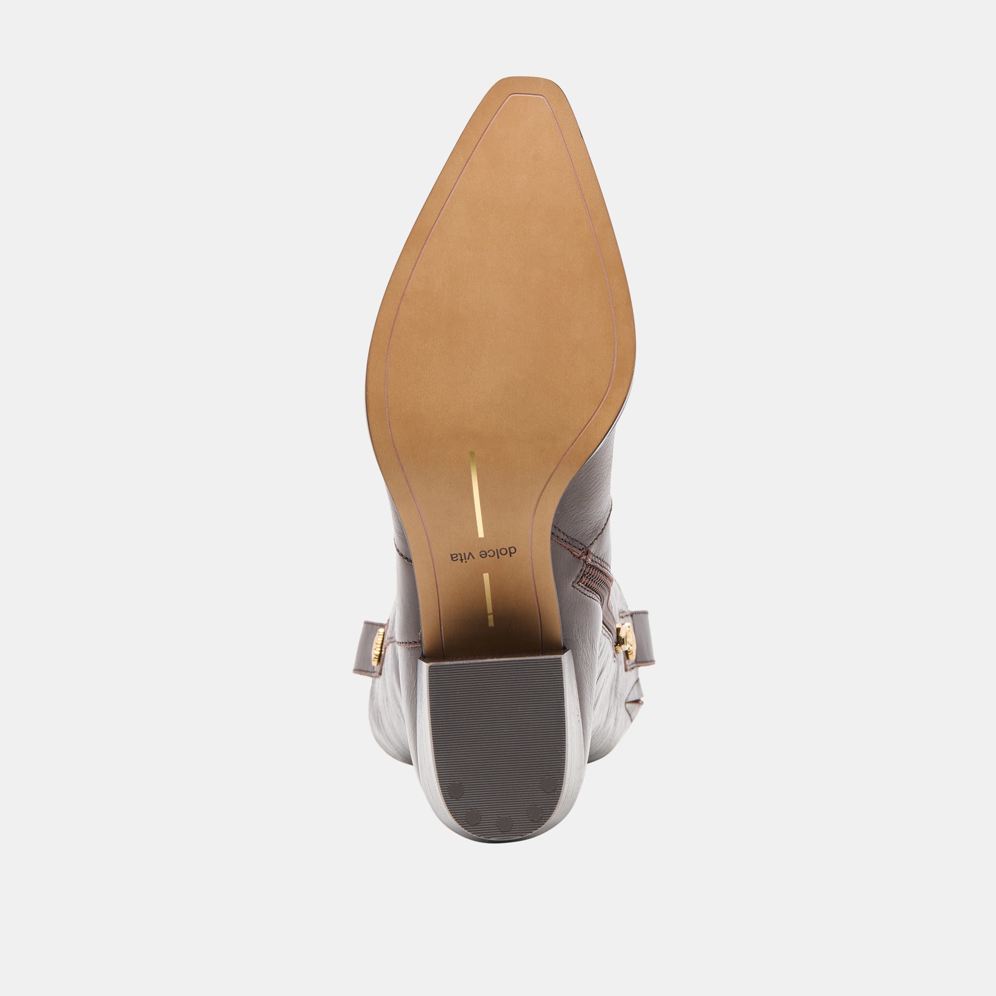 Vern Chocolate Leather Boots | Women Dolce Vita