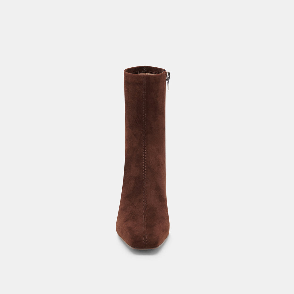 GLAMOR BOOTS DK BROWN STELLA SUEDE | Women Dolce Vita