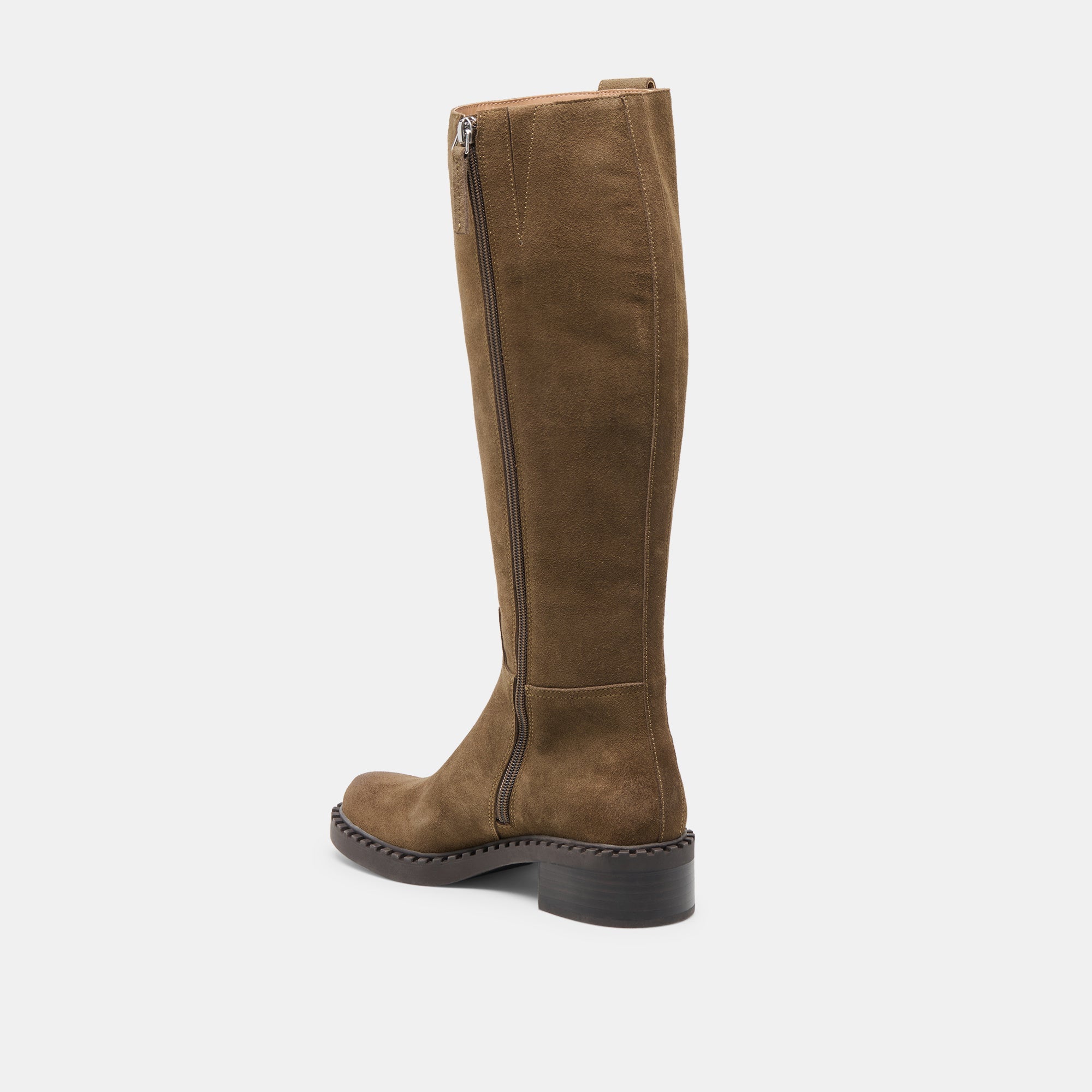Glory H2O Waterproof Olive Suede Wide Calf Boots | Dolce Vita Women