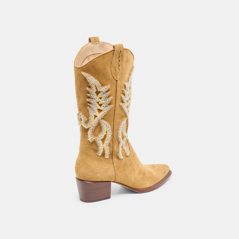 Vila Caramel Suede Boots | Women Dolce Vita