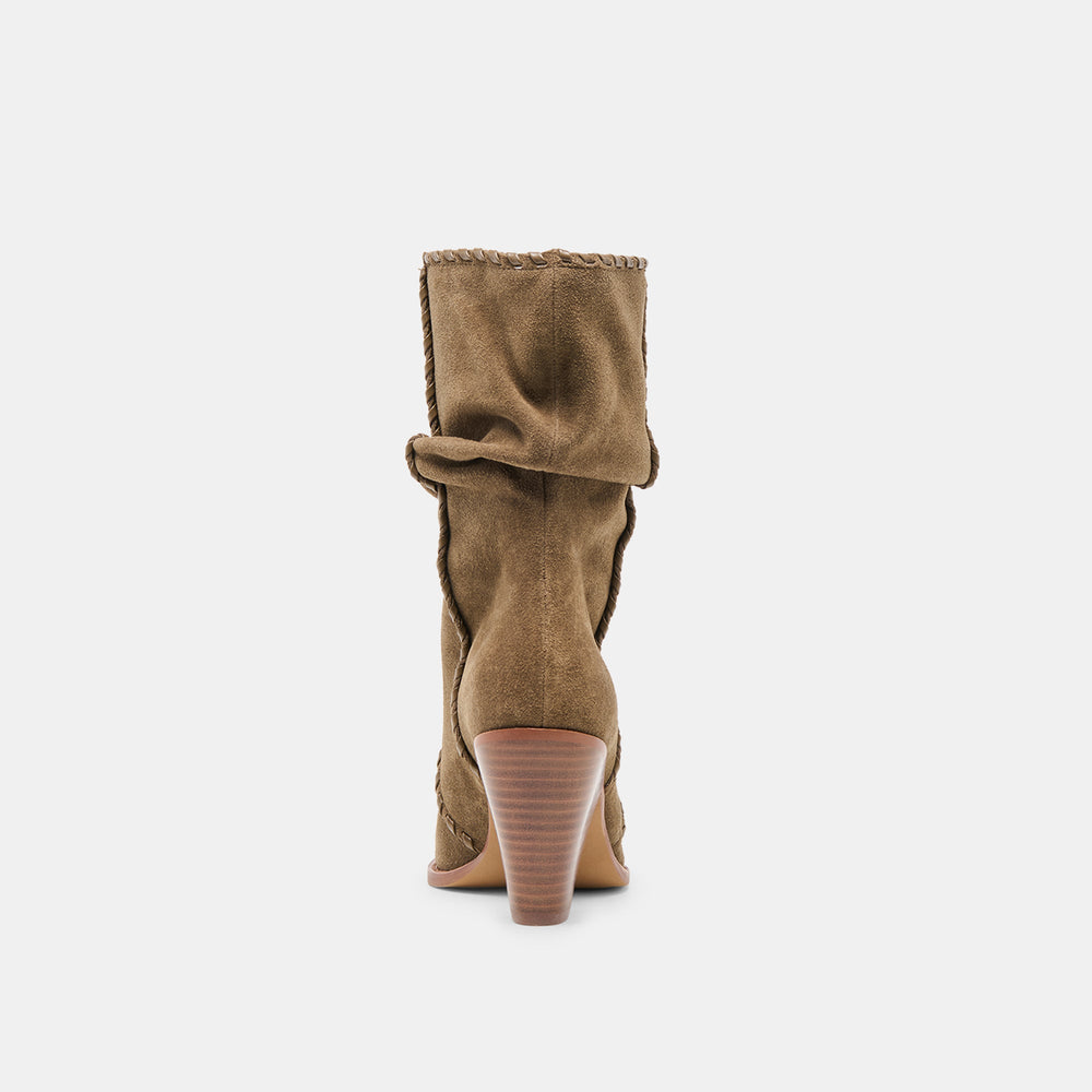 Julith Olive Suede Boots | Women Dolce Vita
