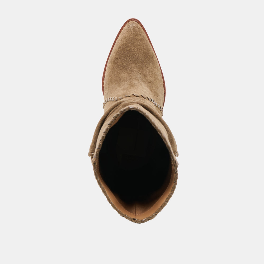Julith Olive Suede Boots | Women Dolce Vita