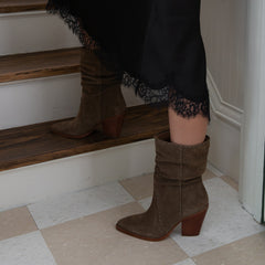 Julith Olive Suede Boots | Women Dolce Vita