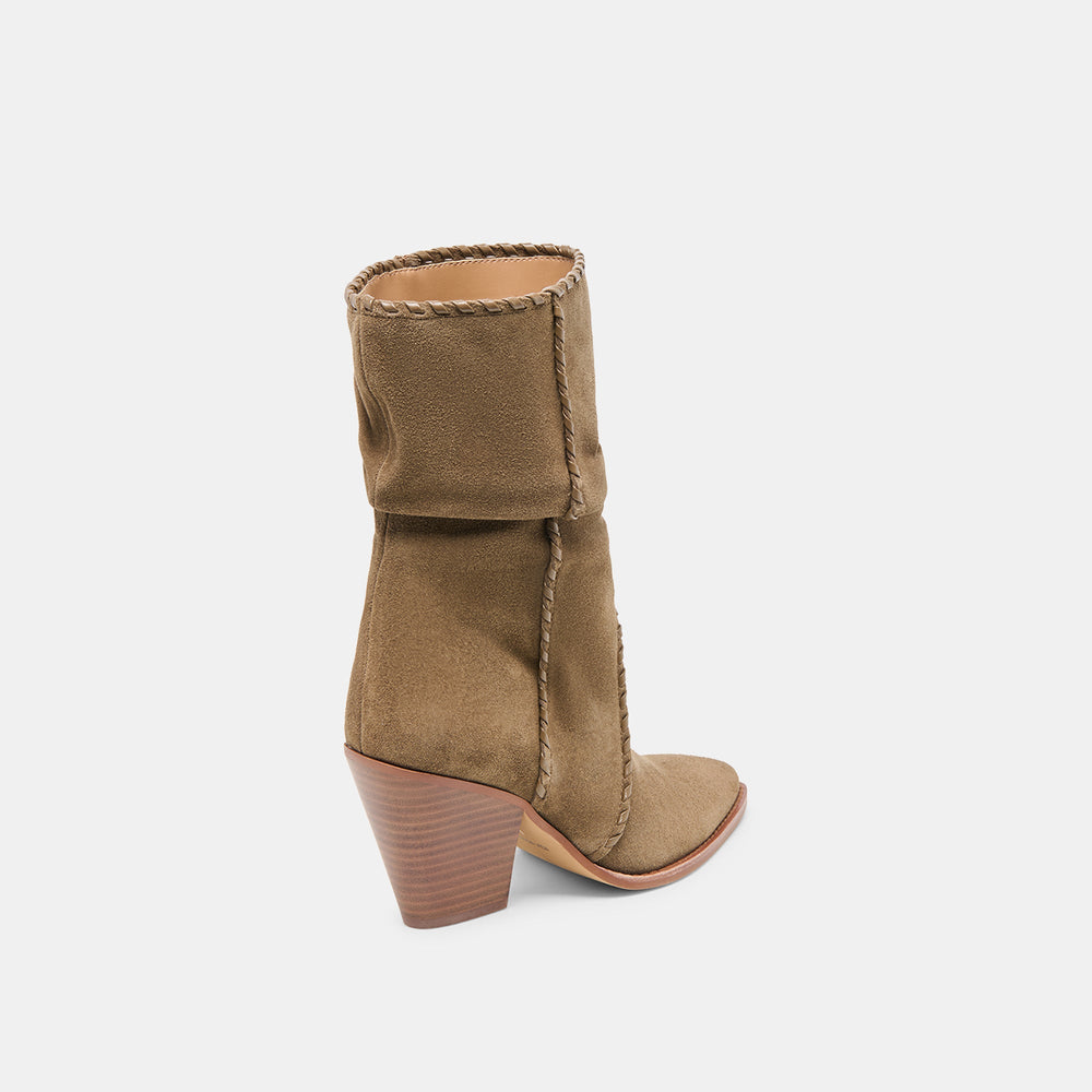 Julith Olive Suede Boots | Women Dolce Vita