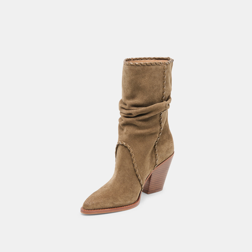 Julith Olive Suede Boots | Women Dolce Vita