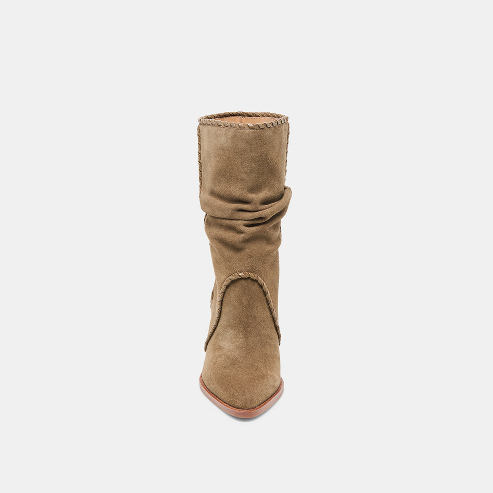 Julith Olive Suede Boots | Women Dolce Vita