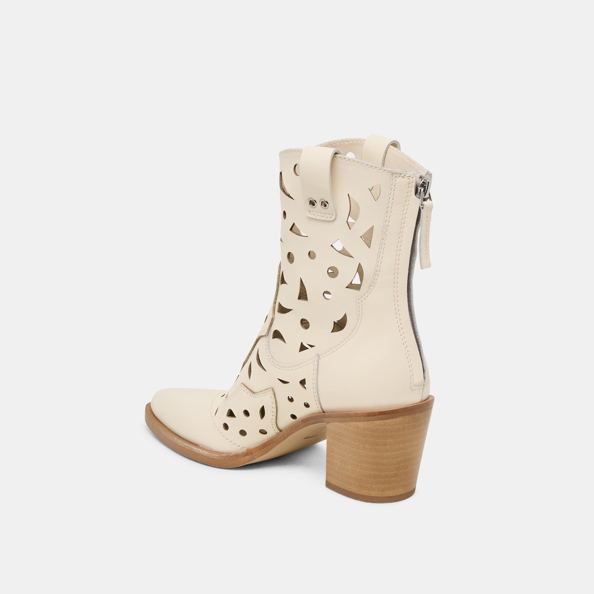 Zenobi Off White Leather Booties | Dolce Vita Women