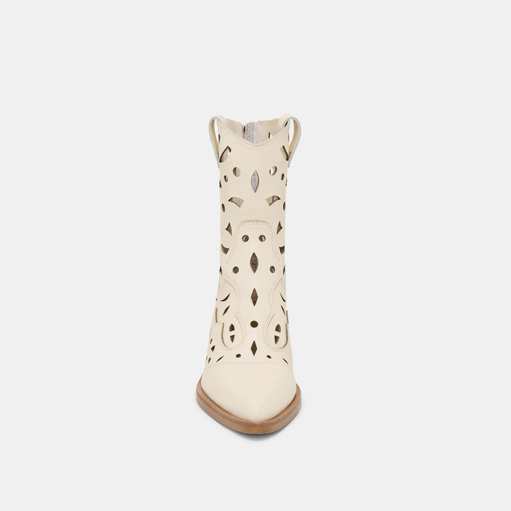 Zenobi Off White Leather Booties | Dolce Vita Women