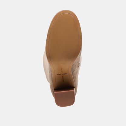 Hudsin Wide Calf Barley Suede Boots - Dolce Vita