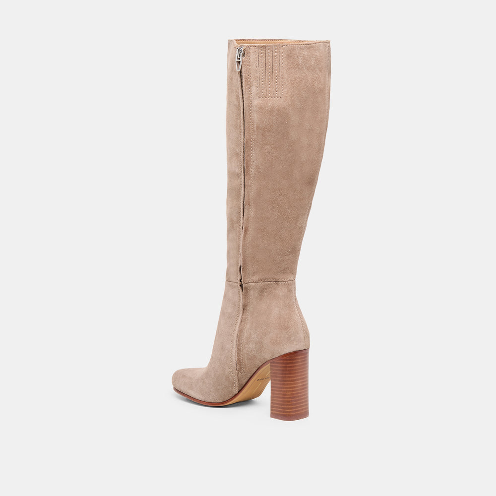 Hudsin Wide Calf Barley Suede Boots | Dolce Vita Women