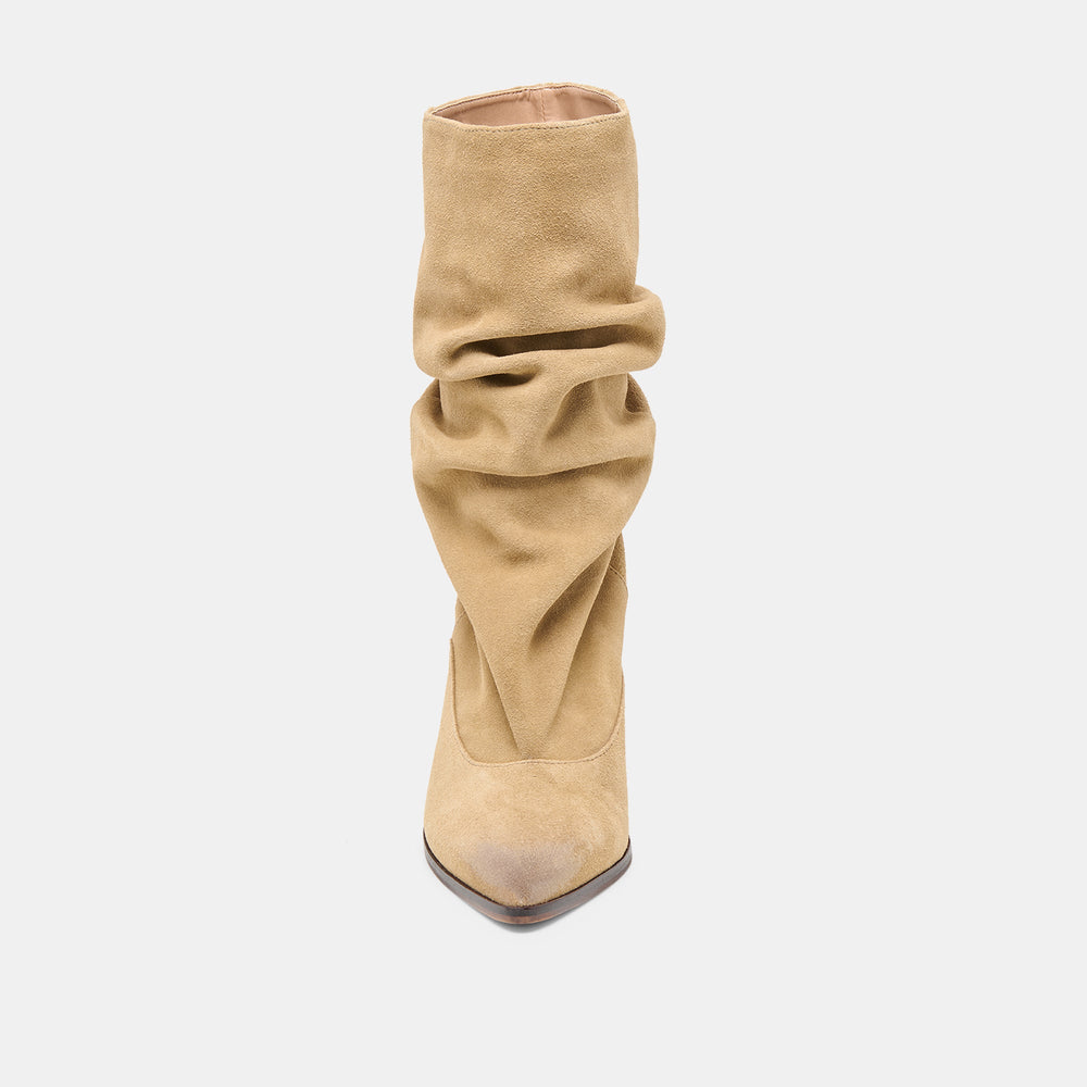 Talina Dk Taupe Suede Boots | Women Dolce Vita