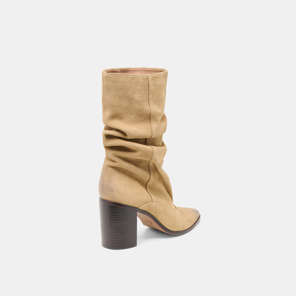 Talina Dk Taupe Suede Boots | Women Dolce Vita