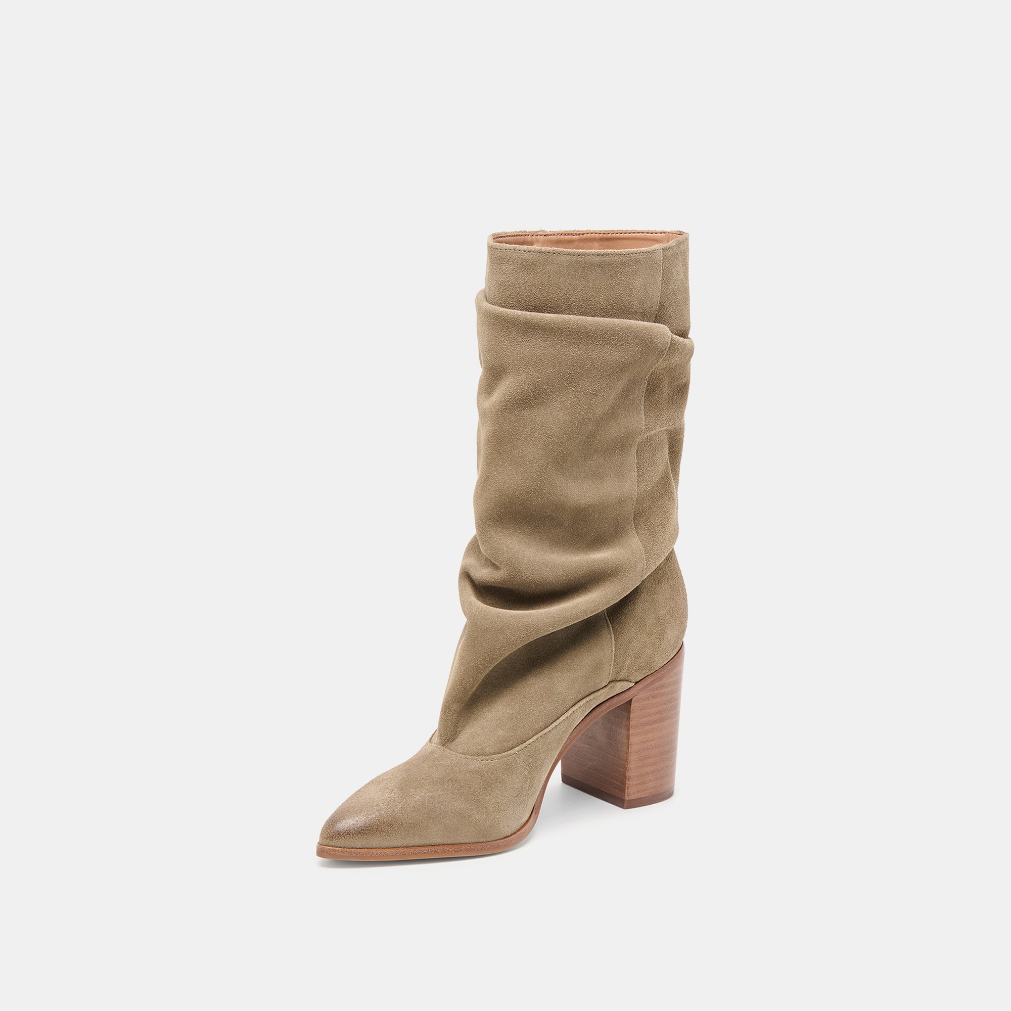 Talina Olive Suede Wide Calf Boots | Dolce Vita Women