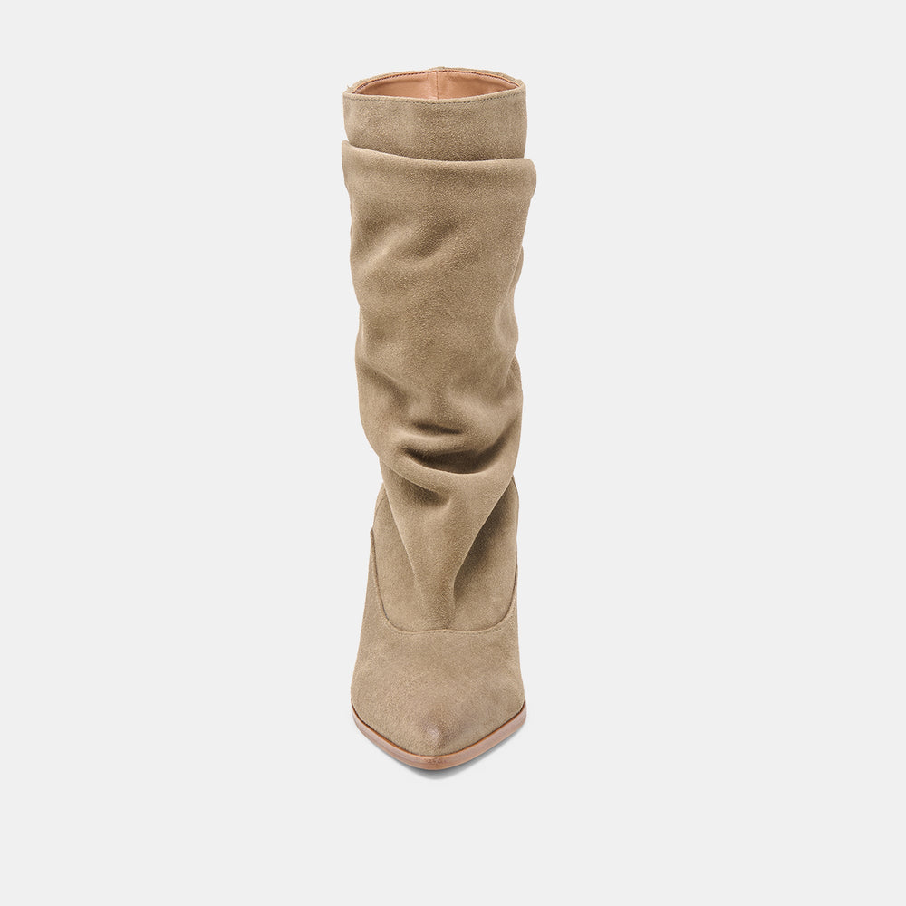 Talina Olive Suede Wide Calf Boots | Dolce Vita Women