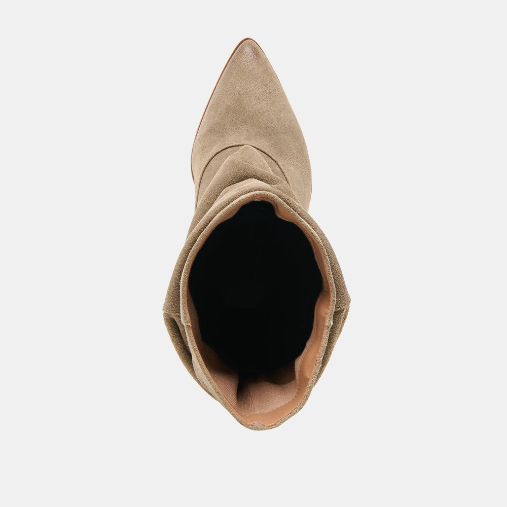 Talina Olive Suede Wide Calf Boots | Dolce Vita Women