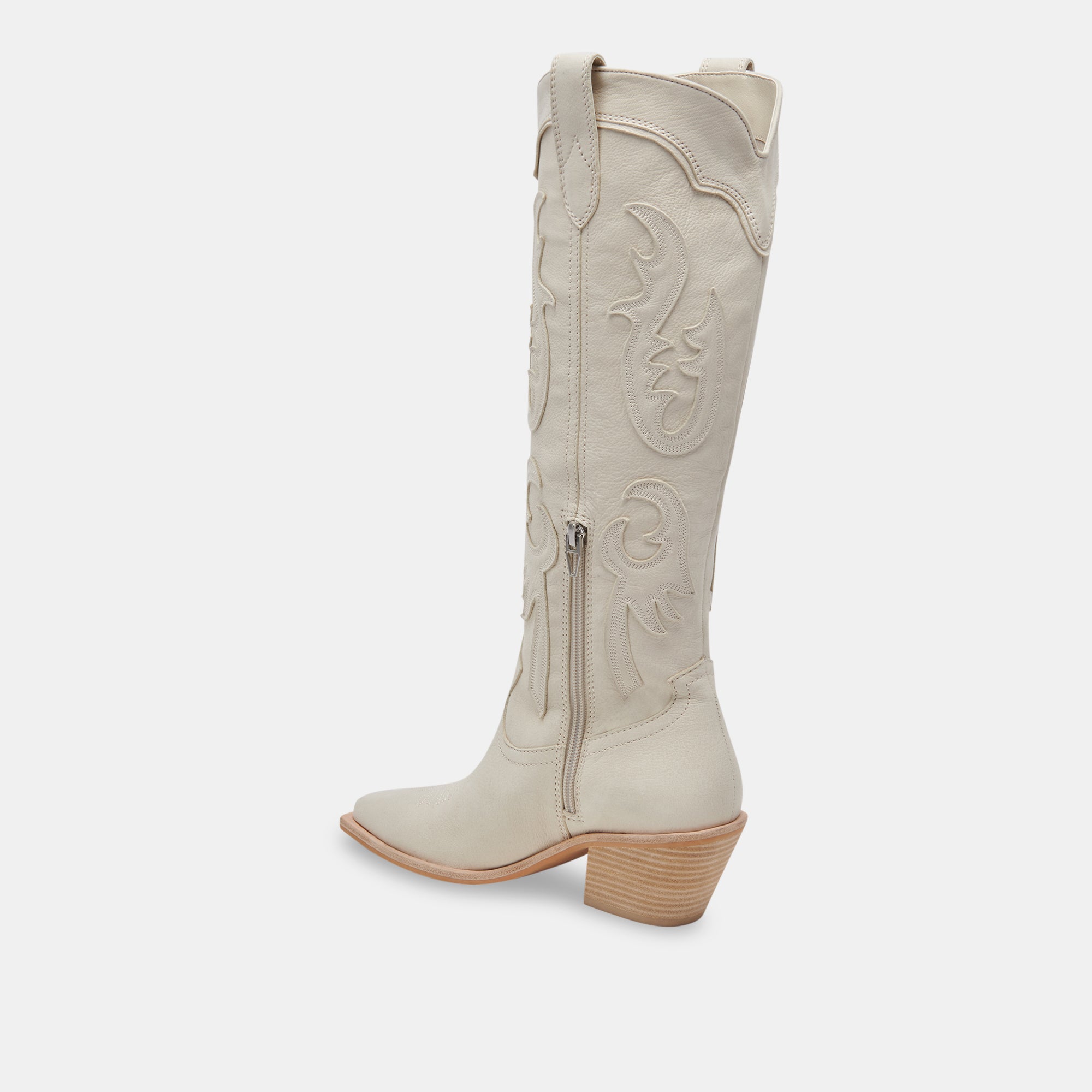 SAMSIN BOOTS IVORY NUBUCK | Women Dolce Vita
