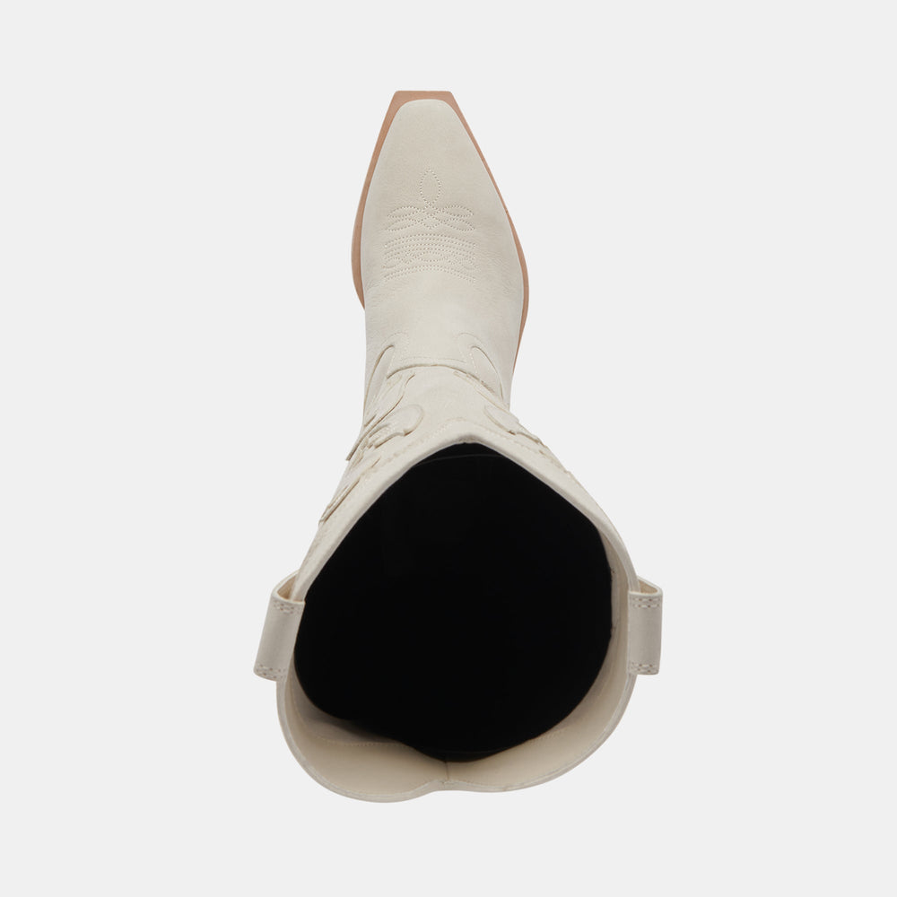 SAMSIN BOOTS IVORY NUBUCK | Women Dolce Vita