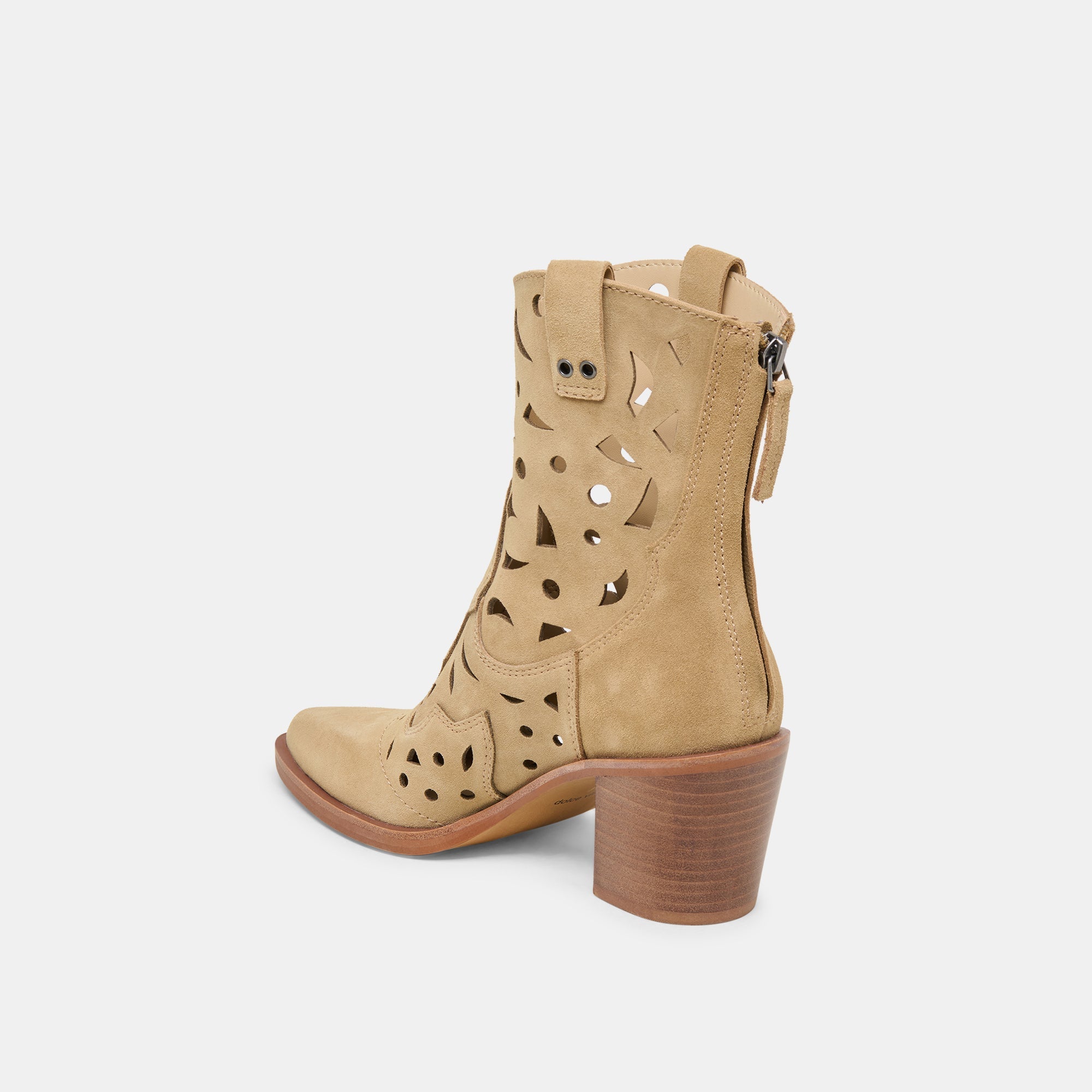 Zenobi Dk Taupe Suede Booties | Dolce Vita Women