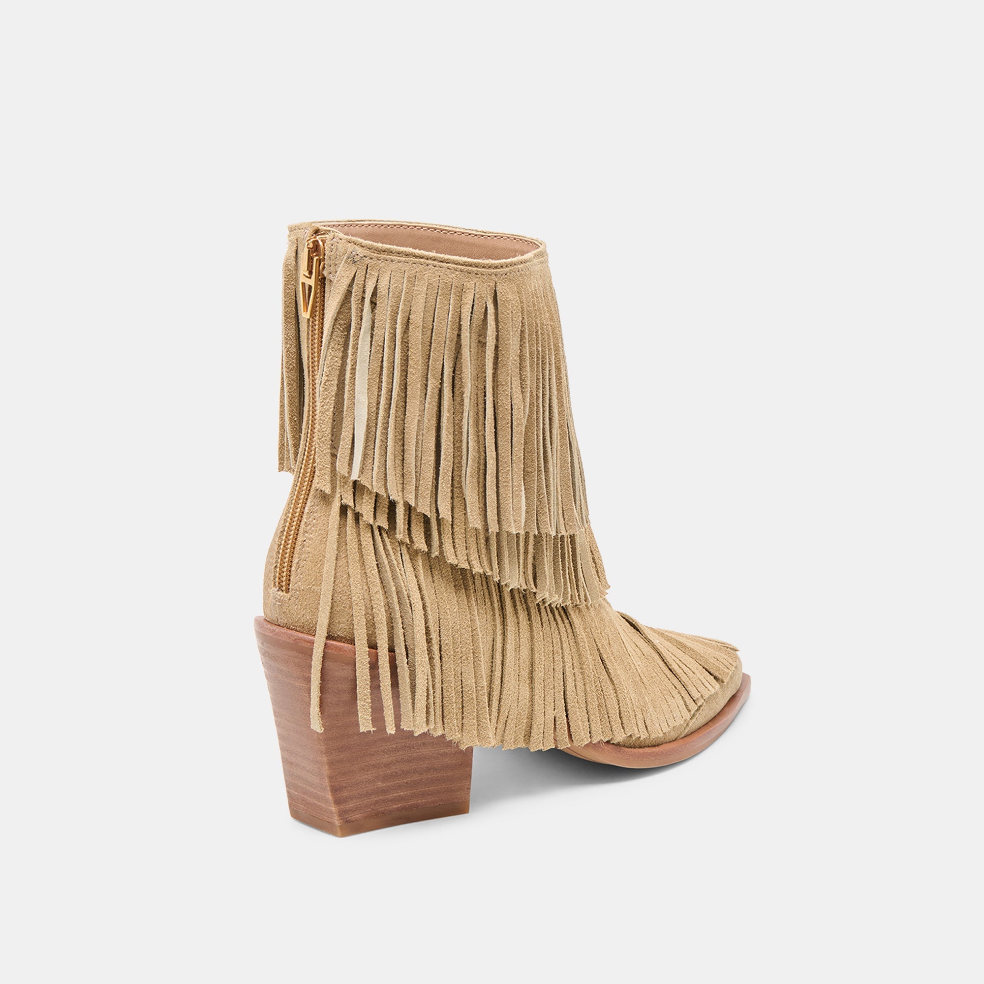 Torey Dk Taupe Suede Booties | Dolce Vita Women