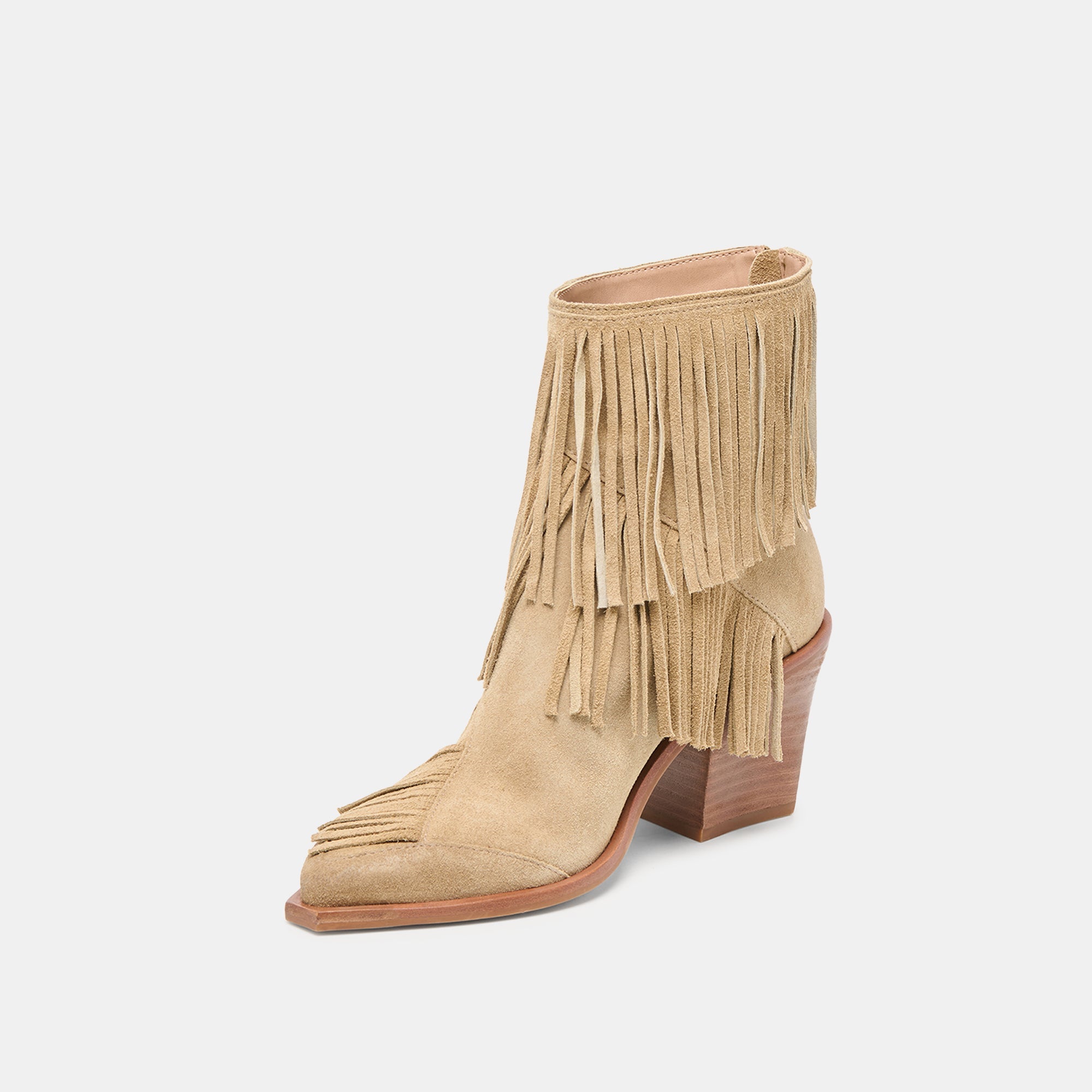 Torey Dk Taupe Suede Booties | Dolce Vita Women