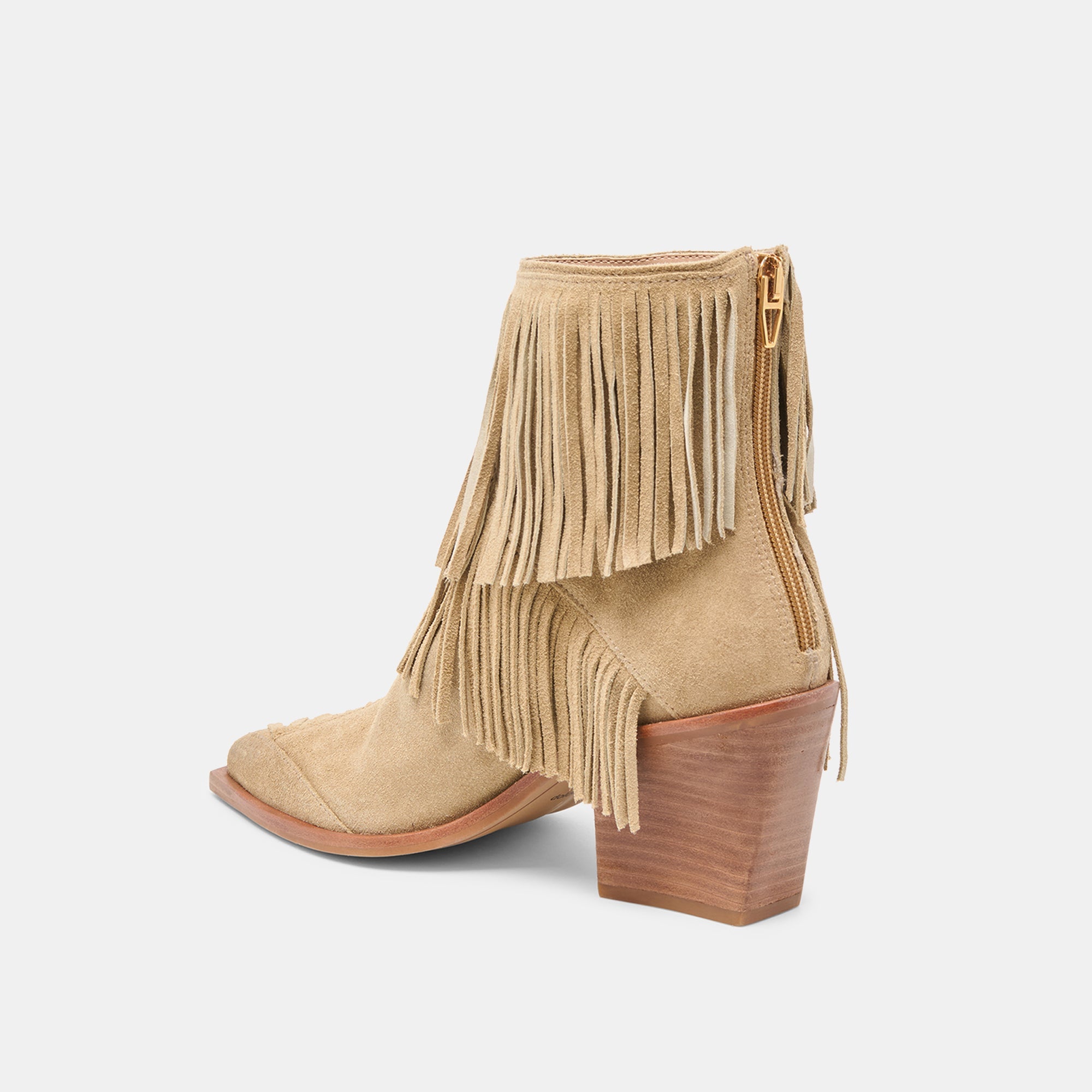 Torey Dk Taupe Suede Booties | Dolce Vita Women