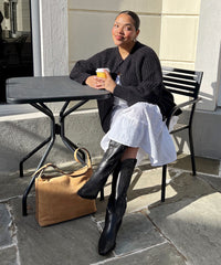 SAMSIN BOOTS BLACK LEATHER | Women Dolce Vita