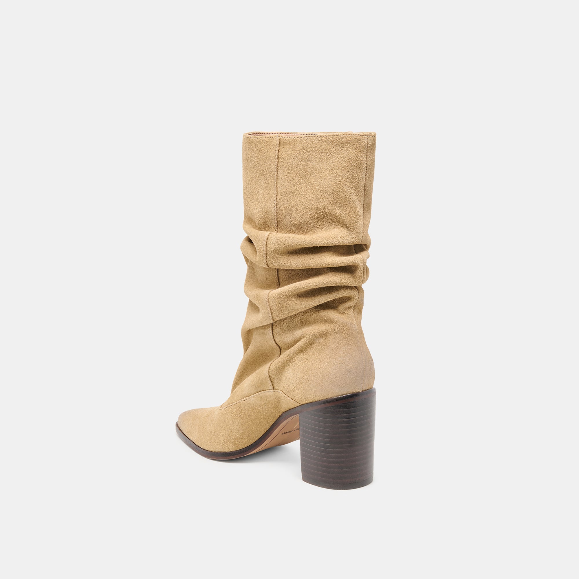 Talina Dk Taupe Suede Wide Calf Boots | Dolce Vita Women