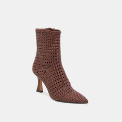 Embry Brown Woven Stella Booties | Dolce Vita Women