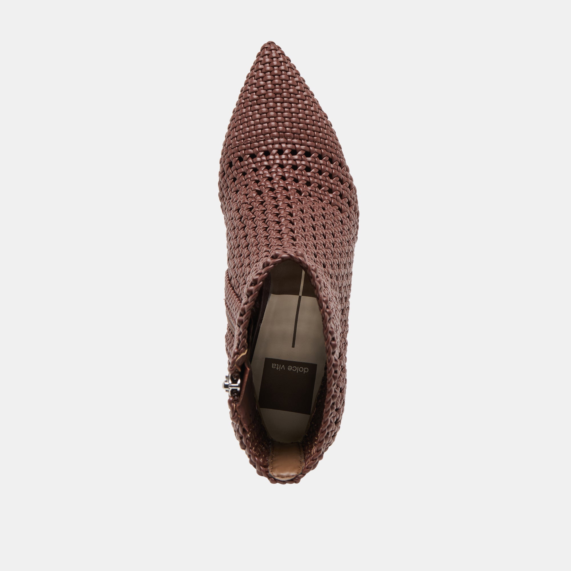 Embry Brown Woven Stella Booties | Dolce Vita Women