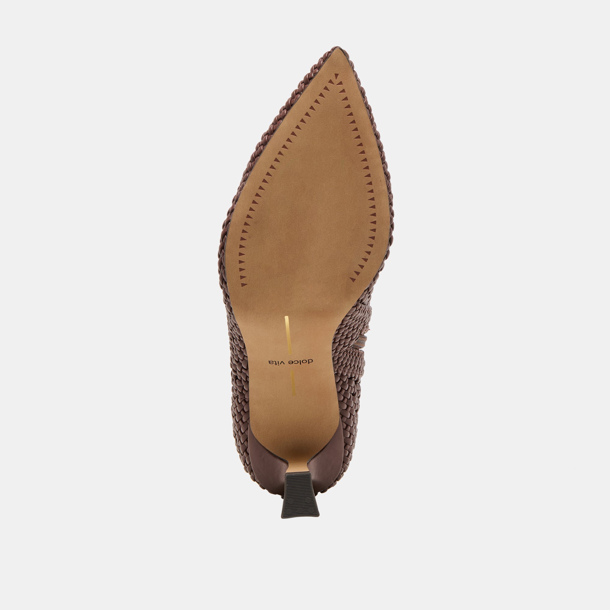 Embry Brown Woven Stella Booties | Dolce Vita Women