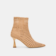 Lonni Tan Woven Leather Booties | Women Dolce Vita