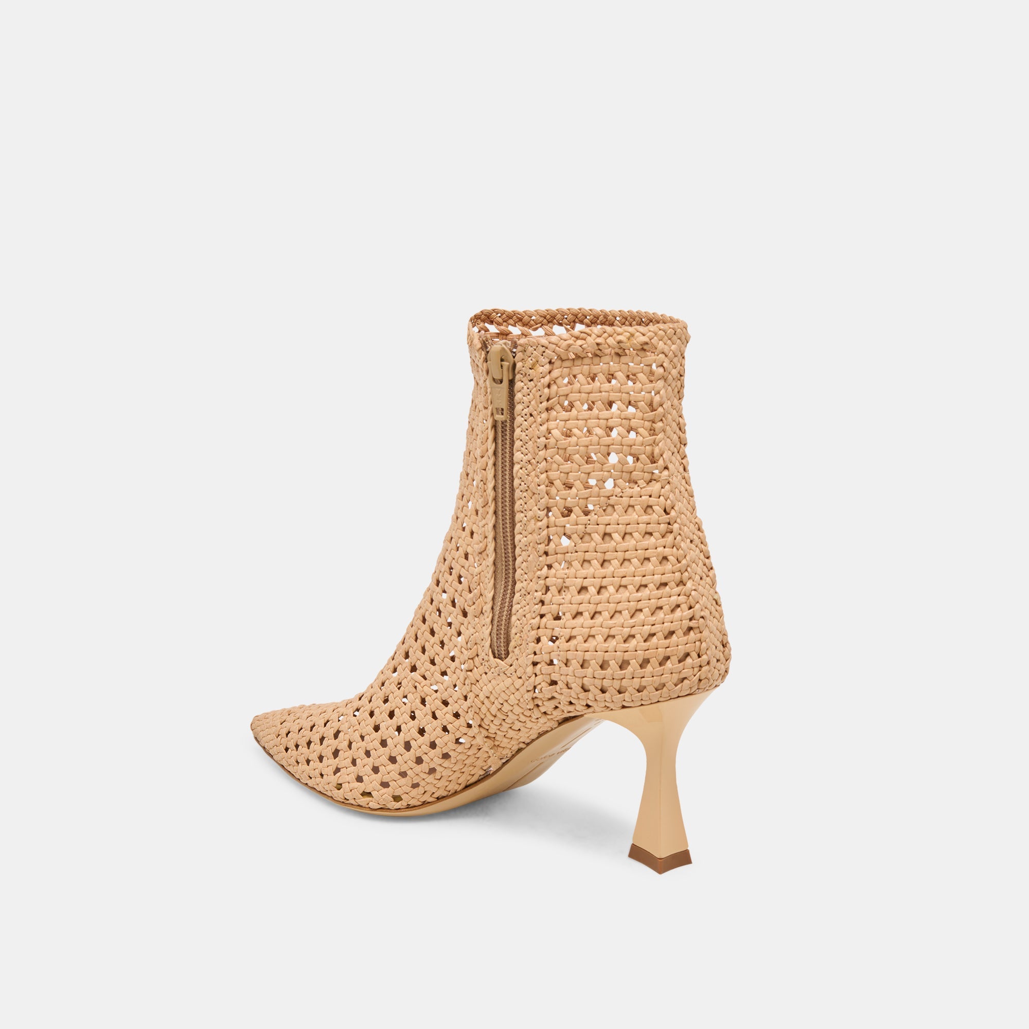 Lonni Tan Woven Leather Booties | Women Dolce Vita