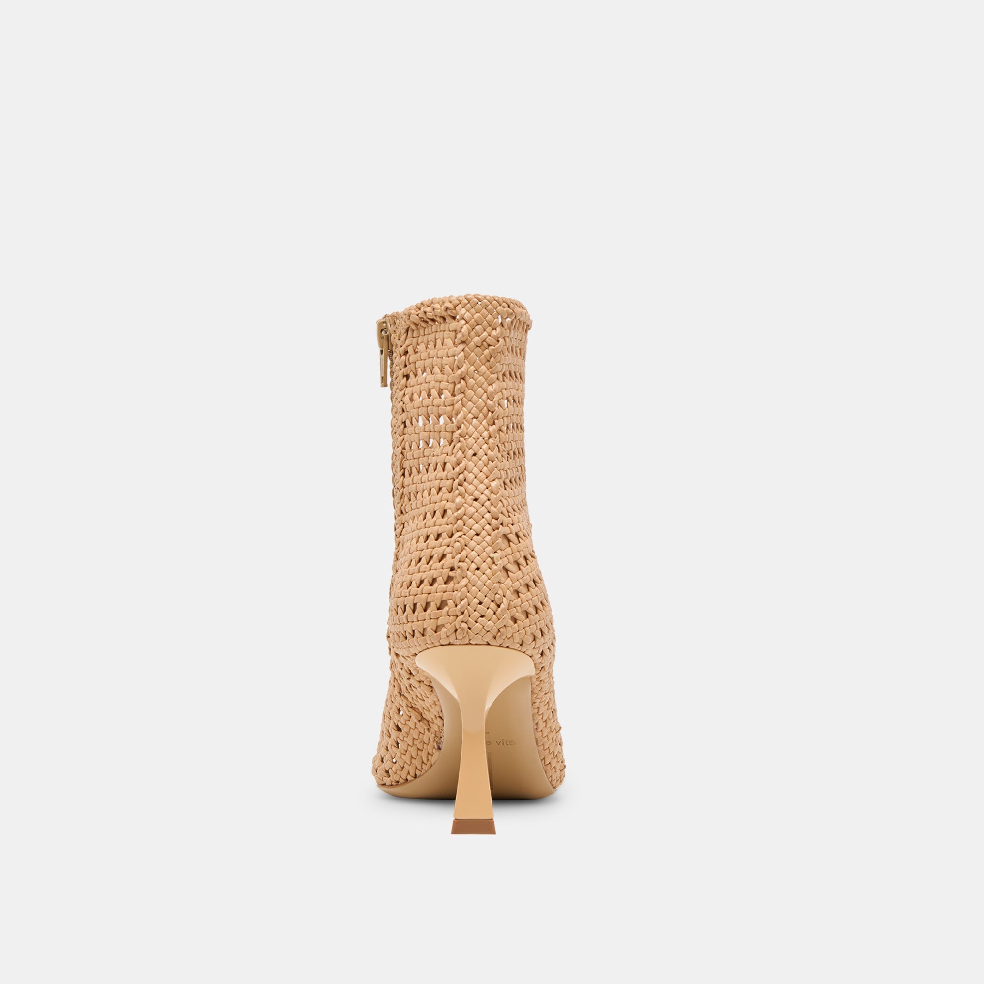 Lonni Tan Woven Leather Booties | Women Dolce Vita