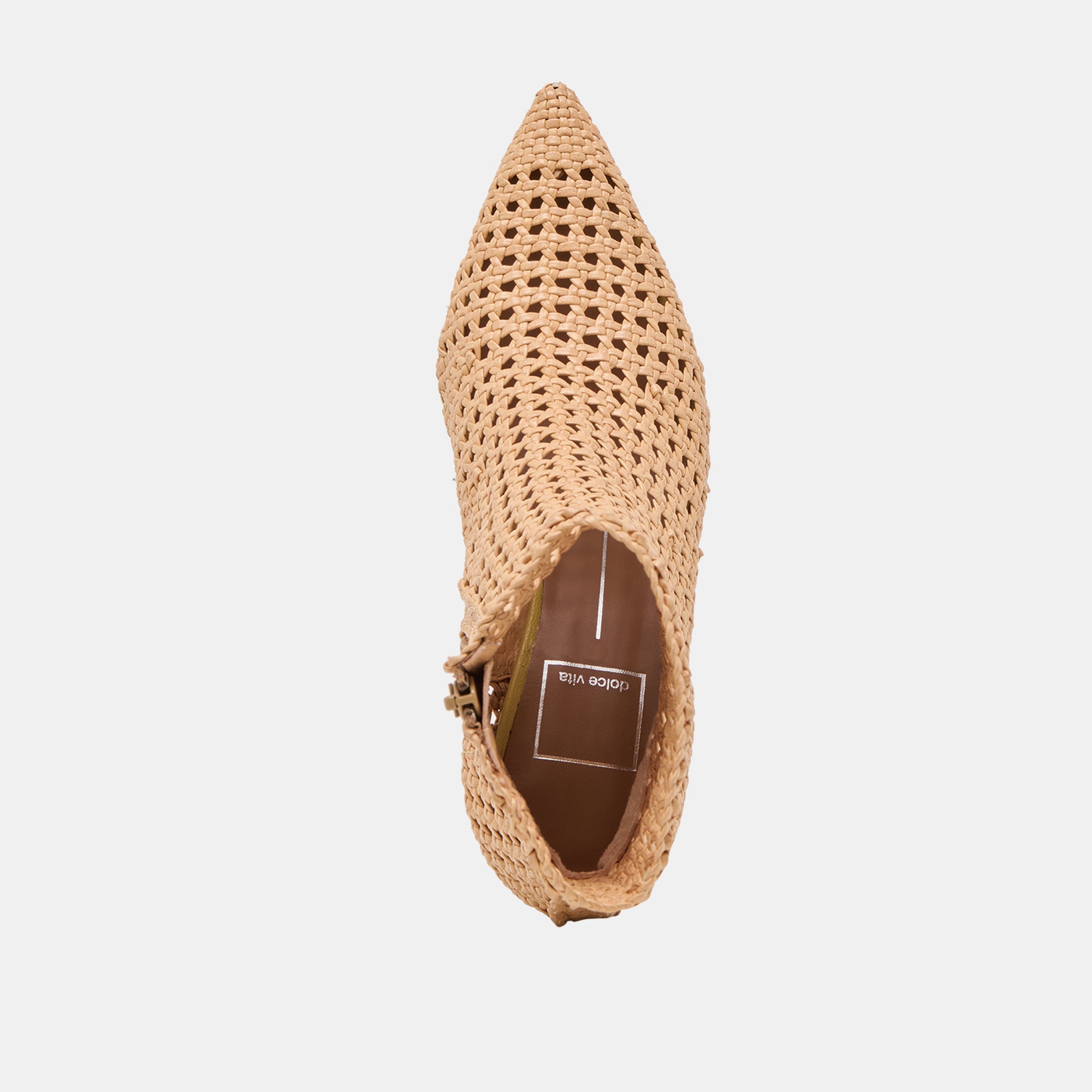 Lonni Tan Woven Leather Booties | Women Dolce Vita