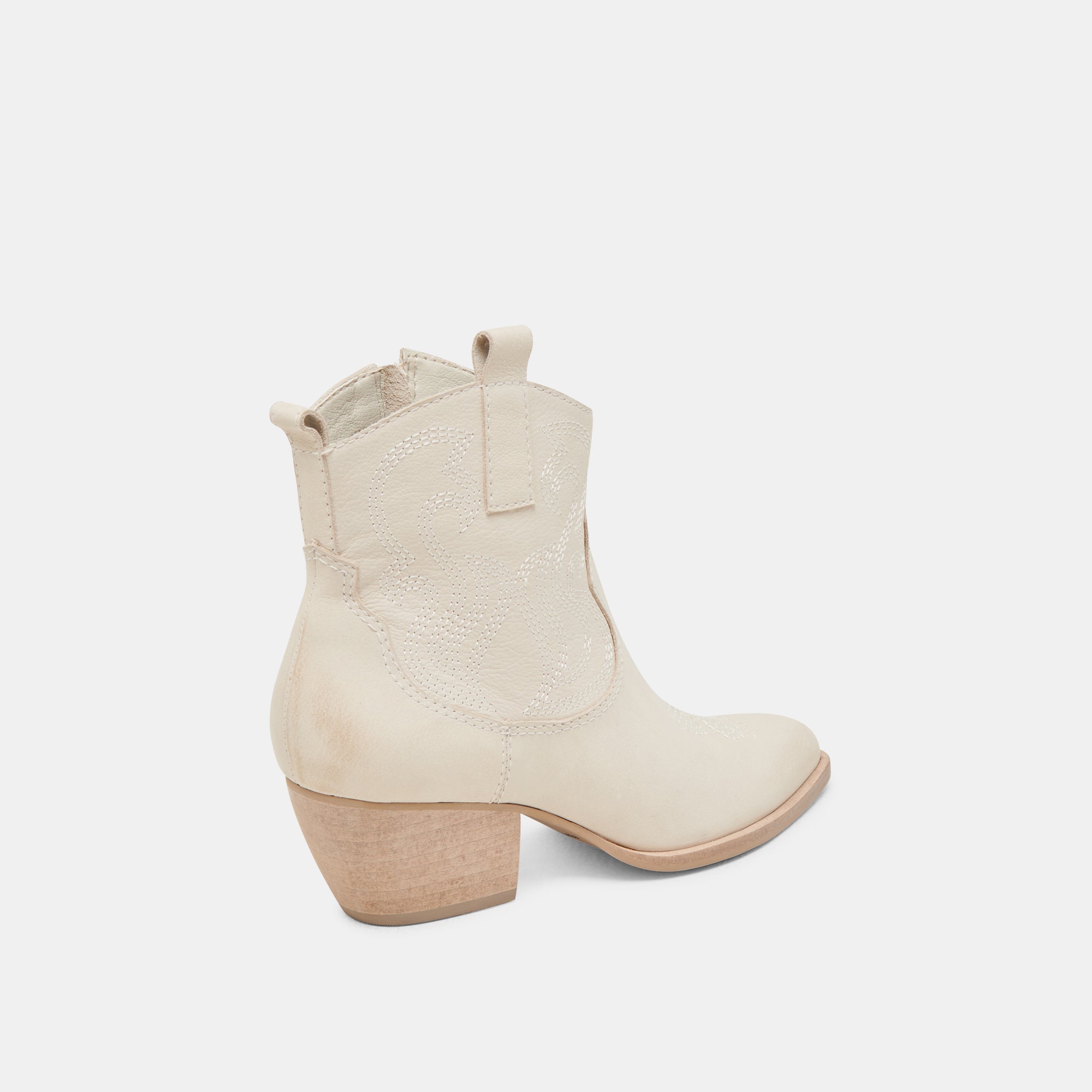 SHANIA BOOTIES IVORY NUBUCK | Dolce Vita Women