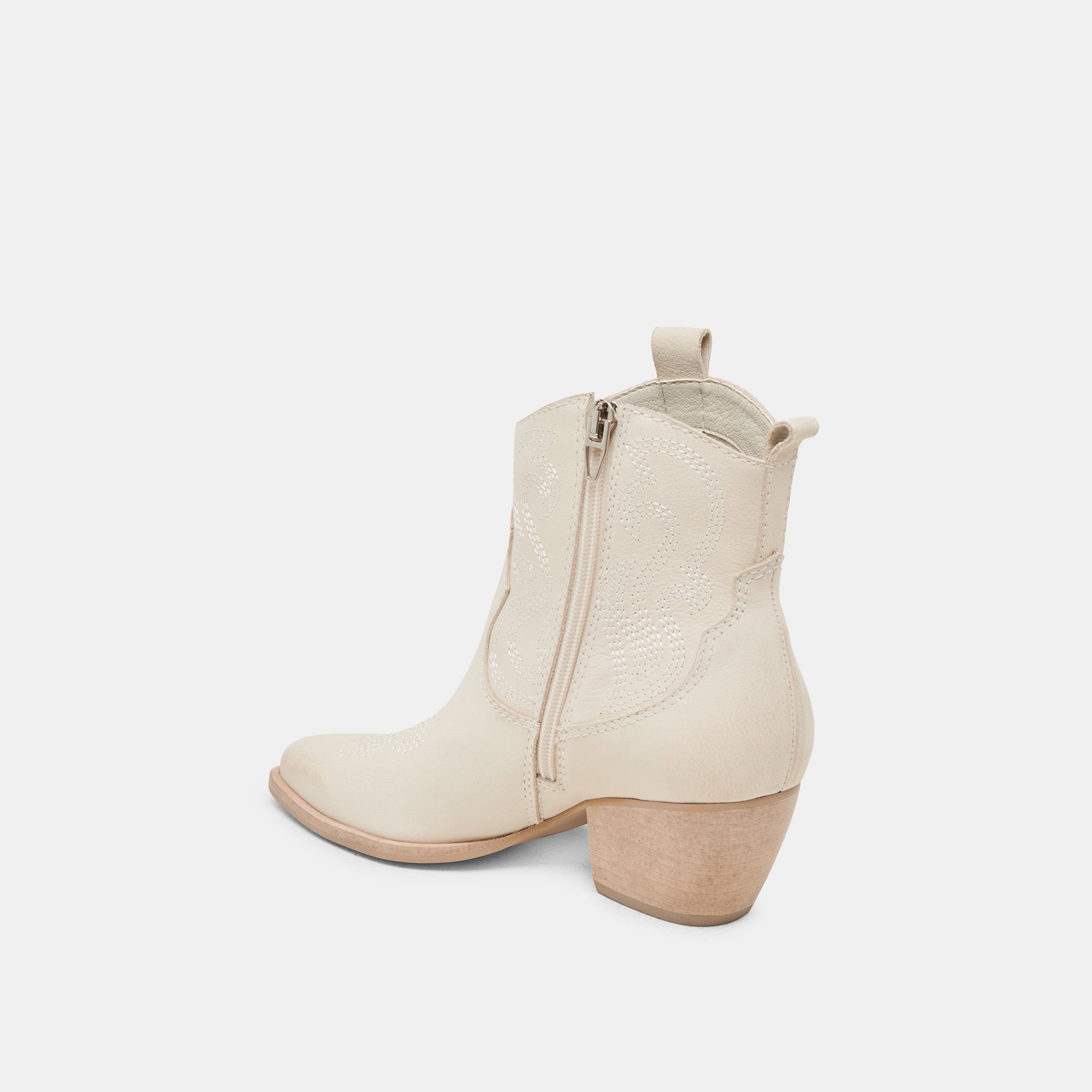 SHANIA BOOTIES IVORY NUBUCK | Dolce Vita Women