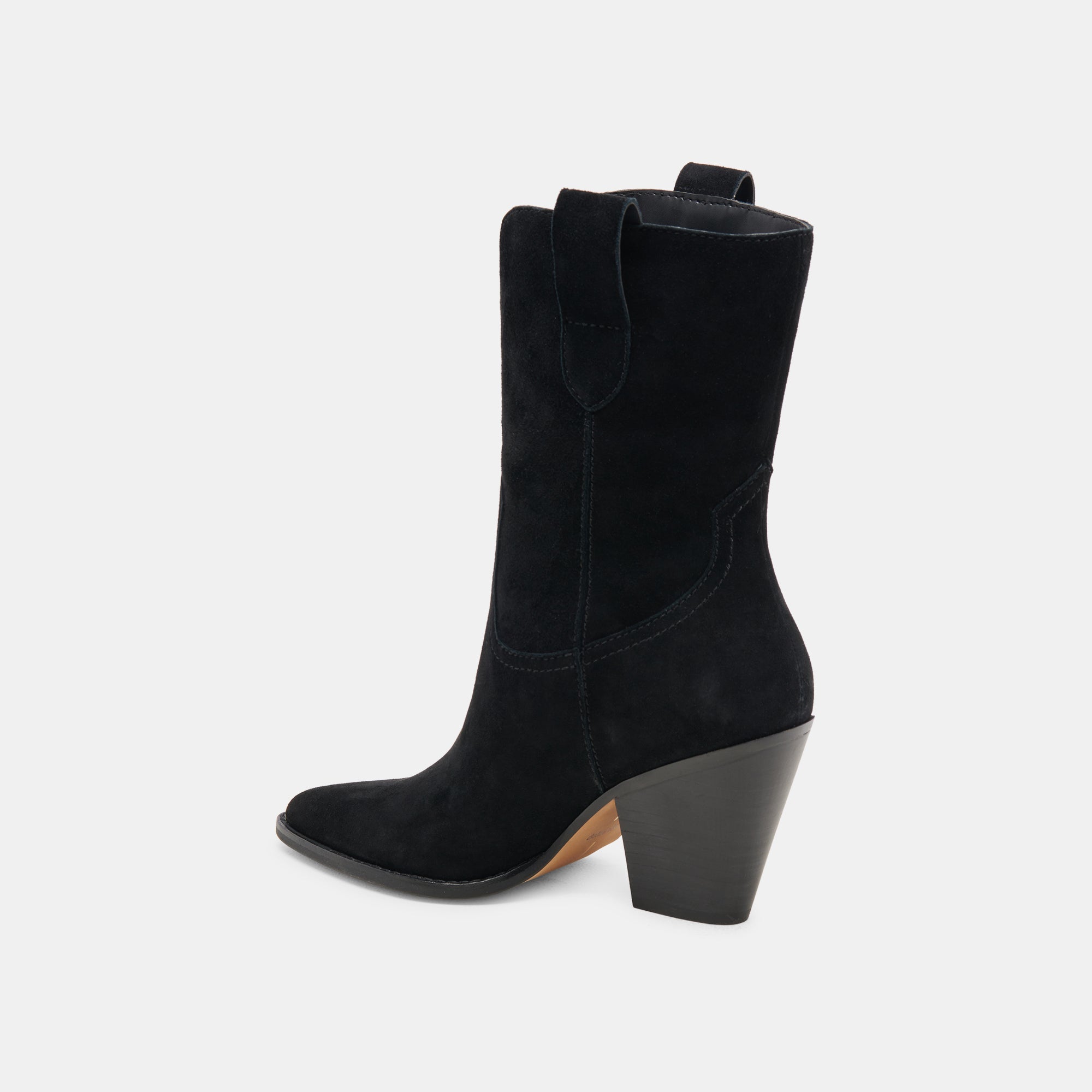 JESSEY BOOTS ONYX SUEDE | Women Dolce Vita
