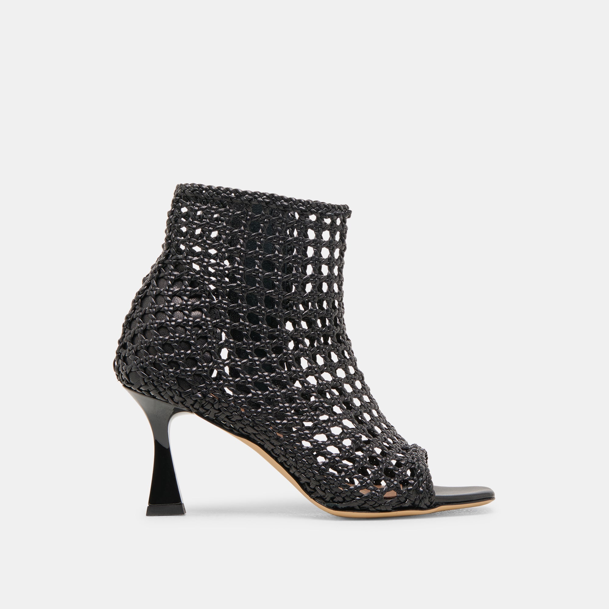 Quin Black Woven Leather Heels | Dolce Vita Women