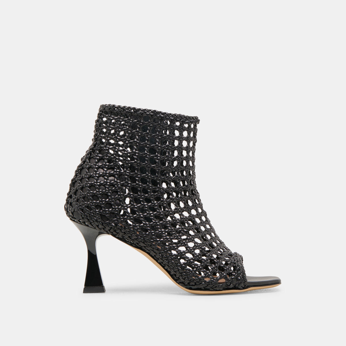 Quin Black Woven Leather Heels | Dolce Vita Women