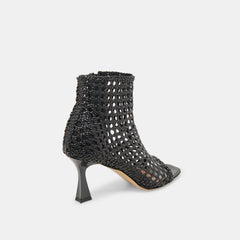 Quin Black Woven Leather Heels | Dolce Vita Women