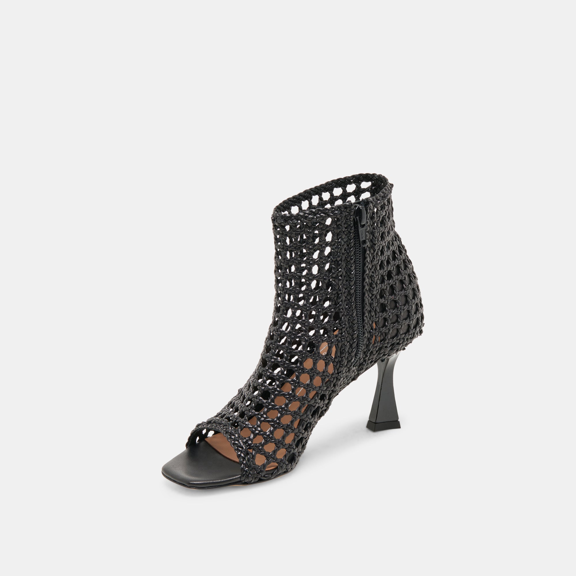 Quin Black Woven Leather Heels | Dolce Vita Women