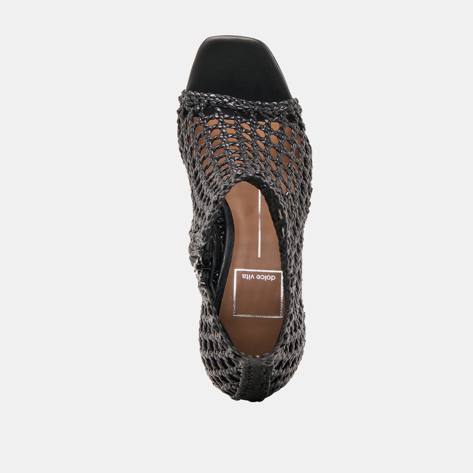 Quin Black Woven Leather Heels | Dolce Vita Women