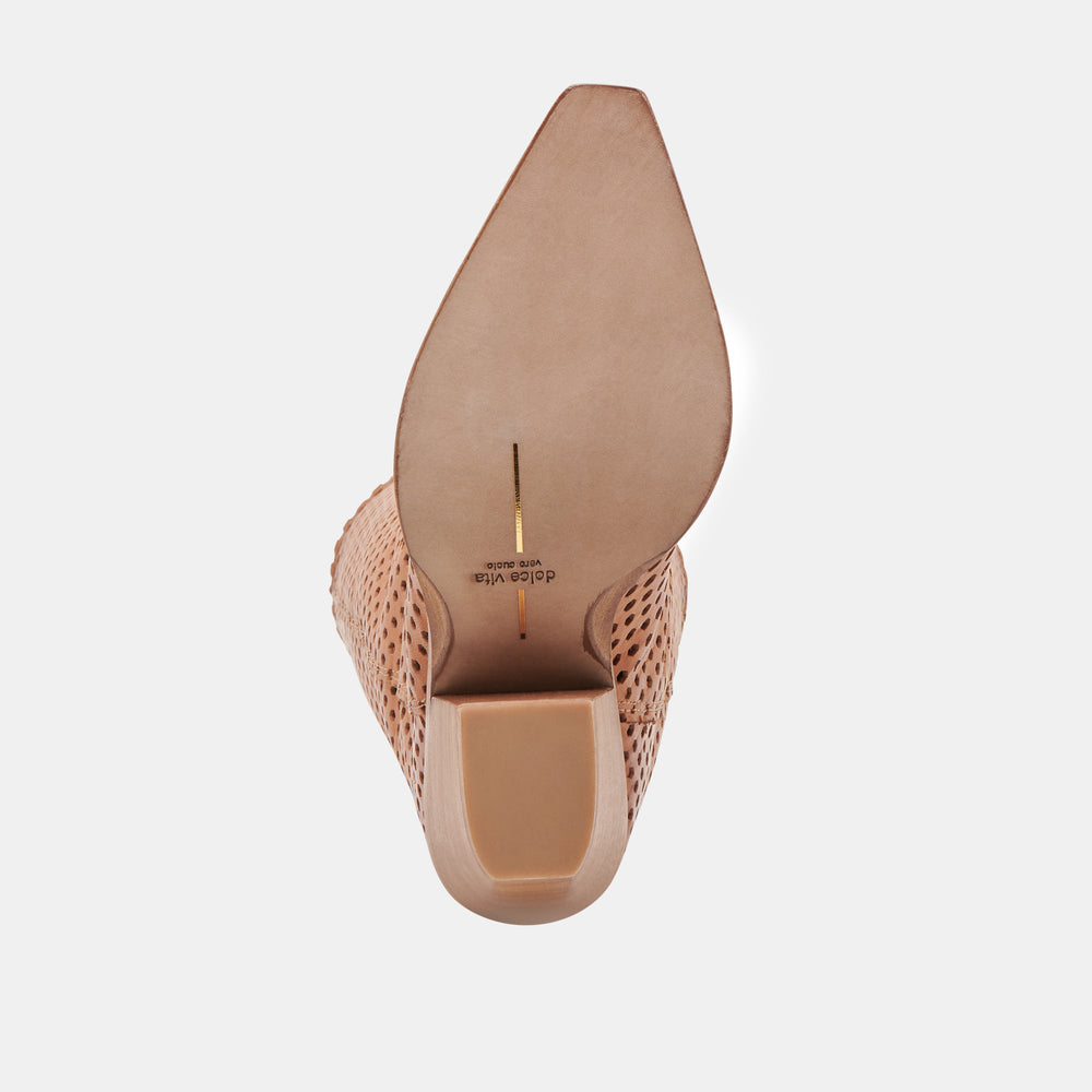 BOONE BOOTS COGNAC LEATHER | Women Dolce Vita